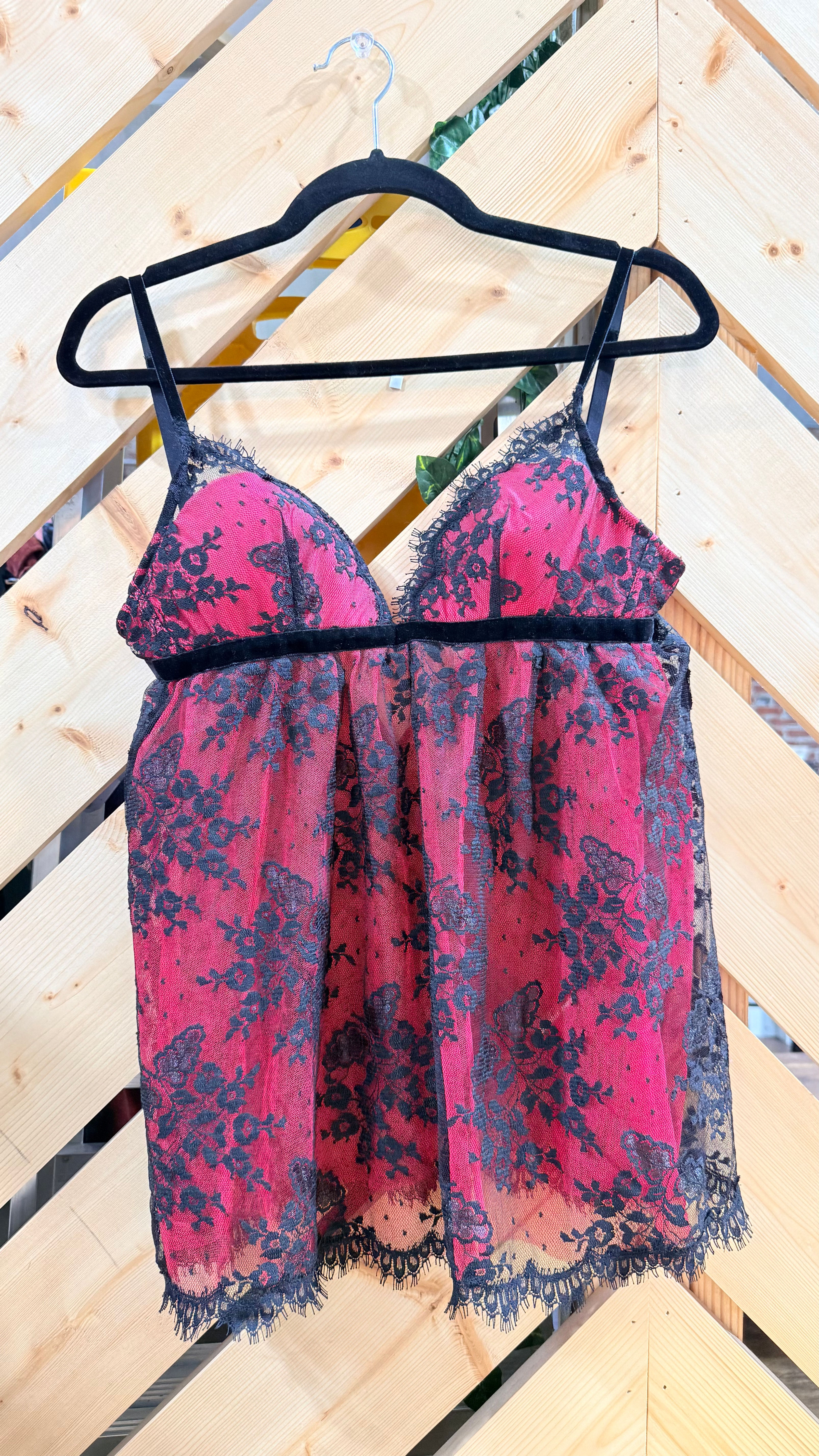 Vintage Y2K Victoria’s Secret Very Sexy Sheer Babydoll - S