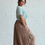 Miniature : Trendsetting Aesthetic| Taupe Breezy Jogger Pants