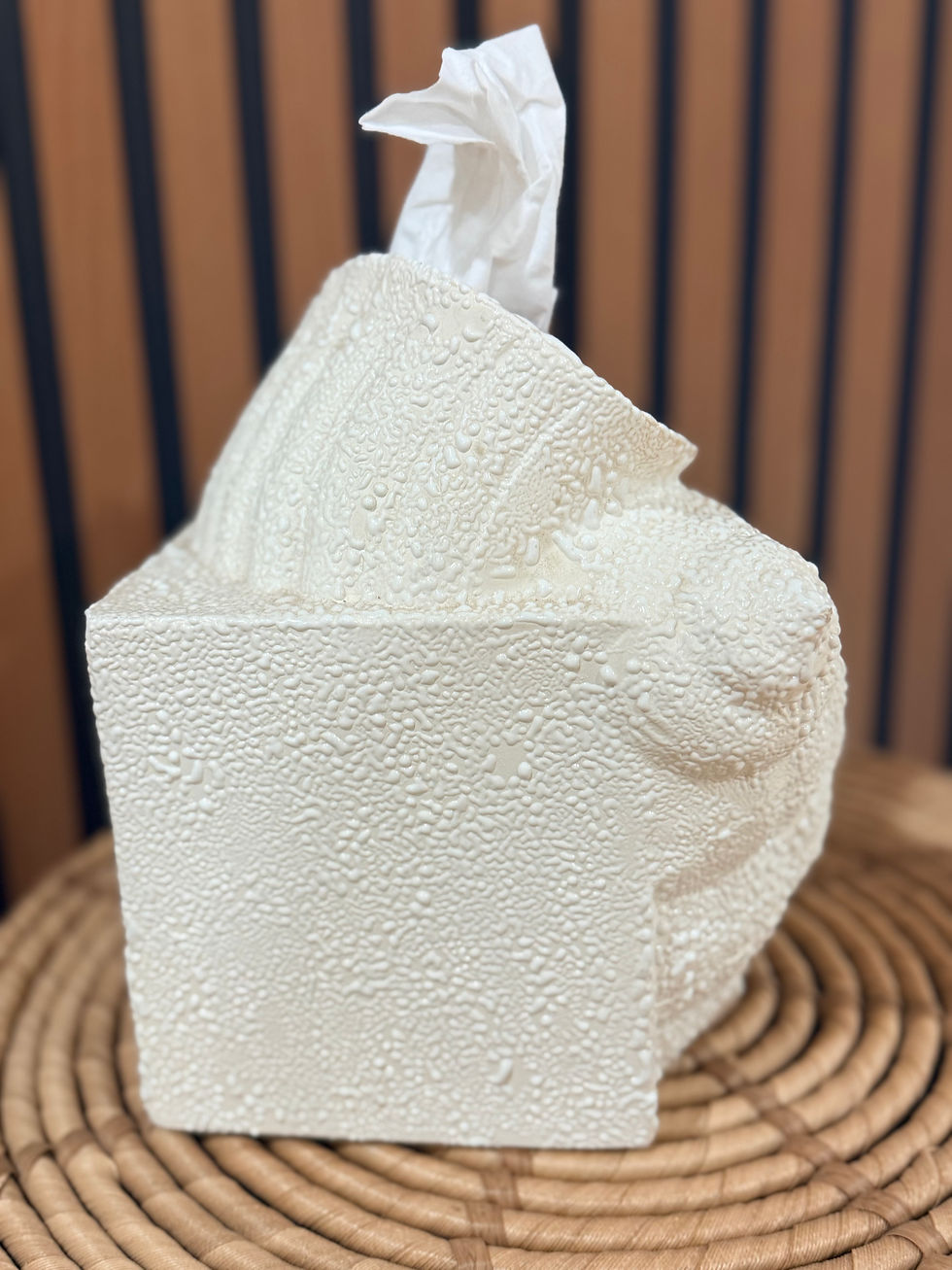 Miniaturbild: Conch Seashell RARE Ceramic Shell Tissue Box Cover