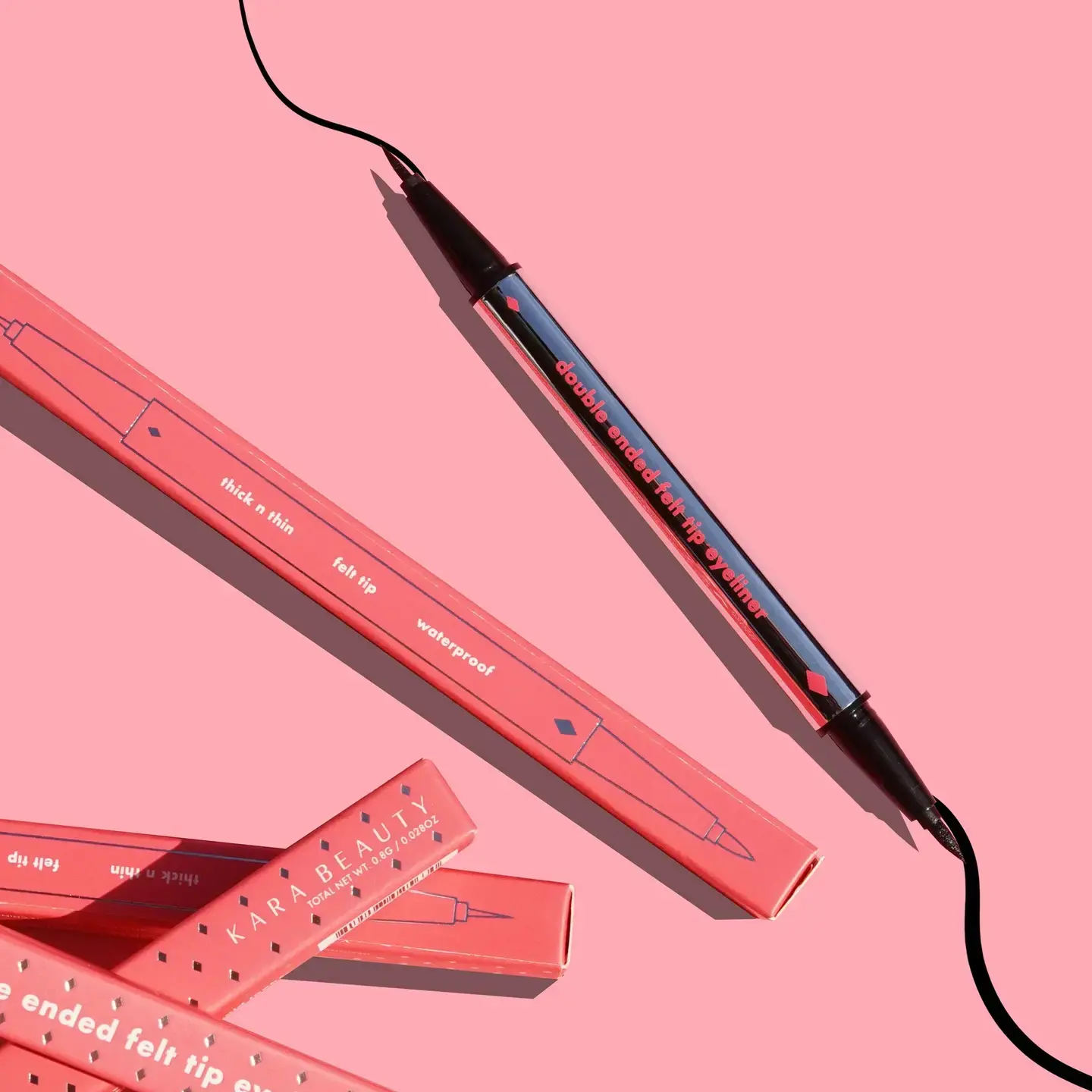 Double Ended Vegan Eyeliner- Black