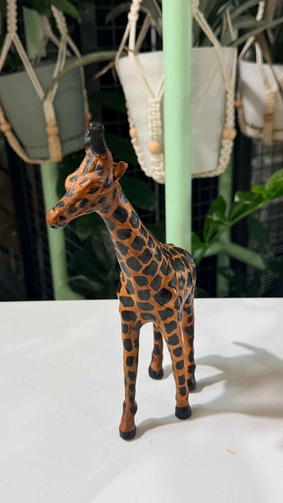 Thumbnail: Early 20th Century Leather Giraffe Sculpture