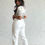 Прев'ю: Forever Favorite | Soft White Mid Rise Straight Leg Jeans