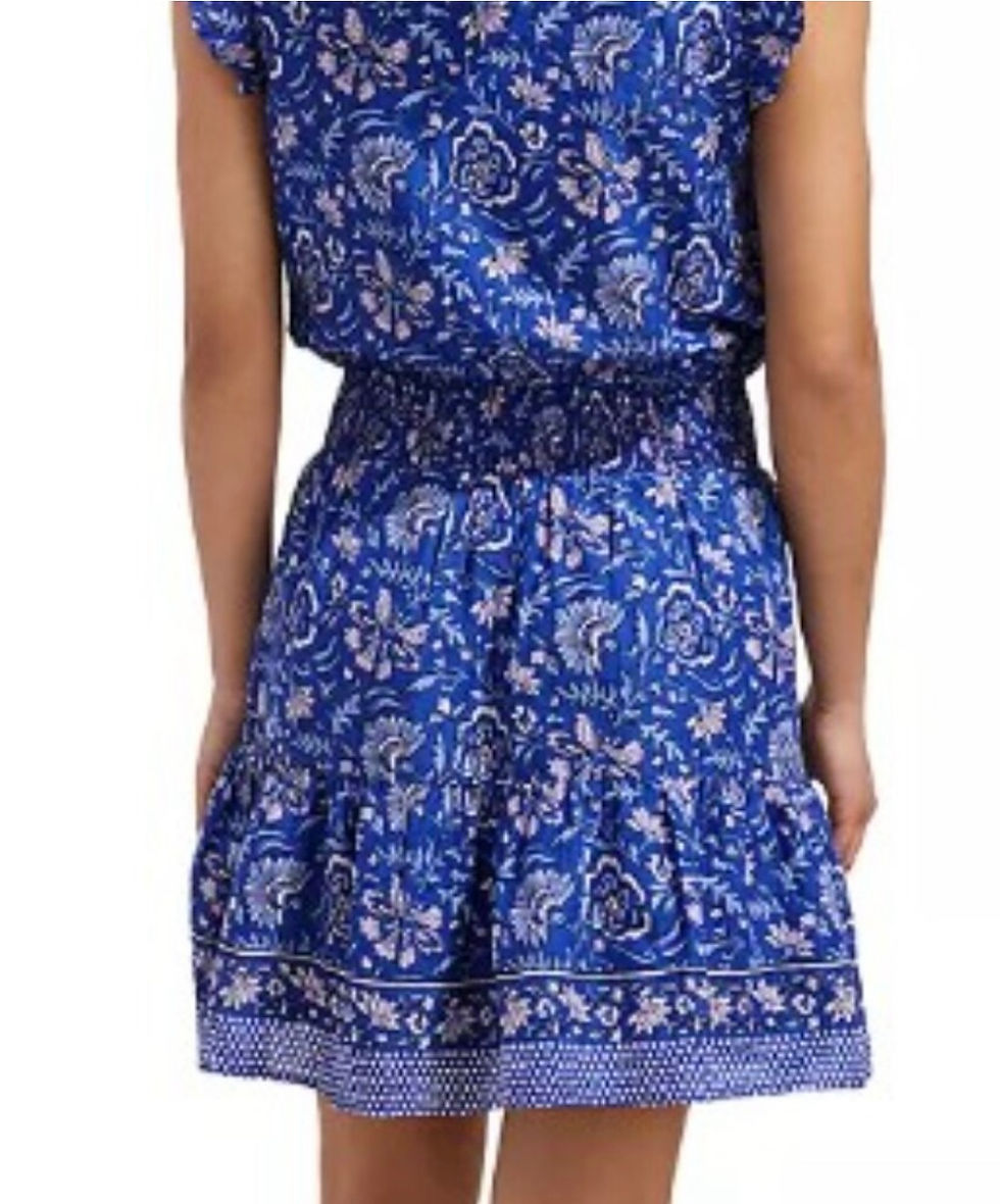 Thumbnail: Vineyard Vines Floral Mini Dress In Ocean Reef- S *Retails:$188