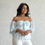 Thumbnail: Casual Elegance | Blue Printed Long Sleeve Blouse