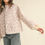 Miniatura: So Cute | Bow Detail Pink Floral Quilted Jacket