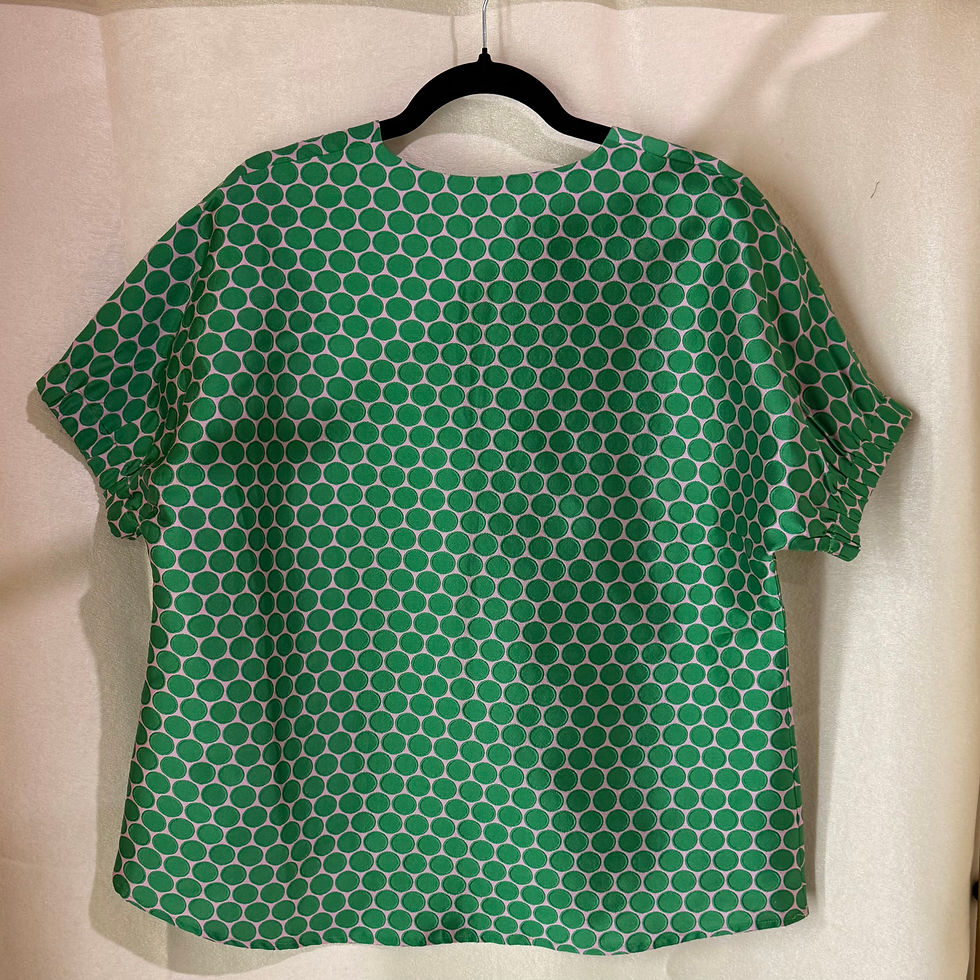 Прев'ю: Caryn Lawn Betsy Jacquard Polka Dot Top Kelly