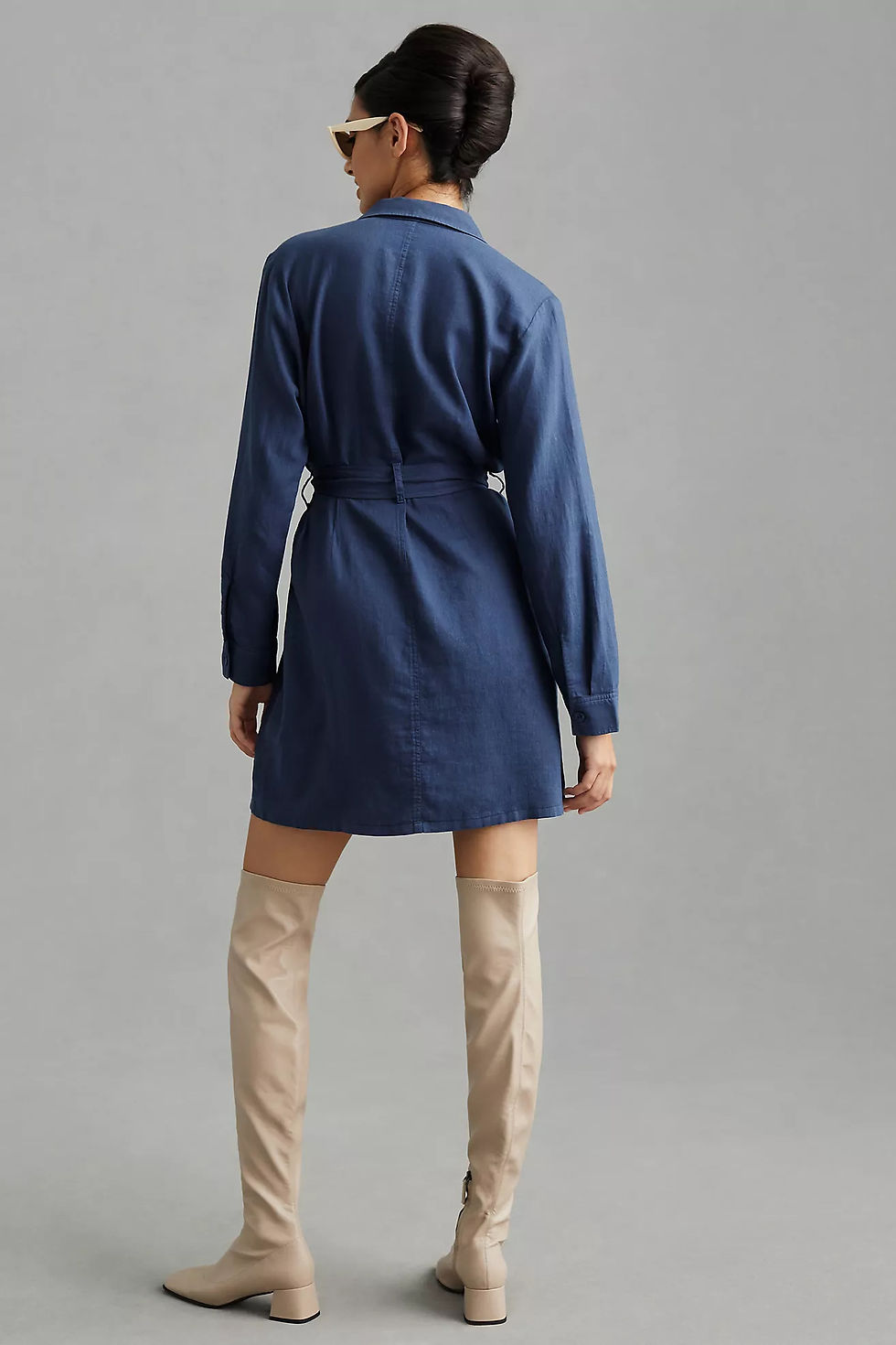Miniaturbild: Anthropologie Cloth & Stone Belted Blazer Dress - S