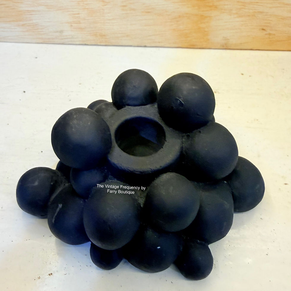 Thumbnail: Bloomingville Betial Black Candle Holder 