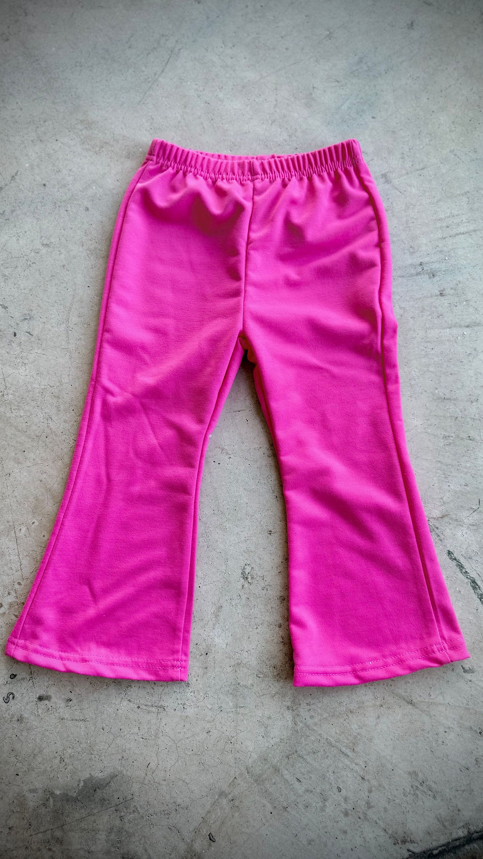 Miniature : Infant Hot Pink Bellbottom Pants
