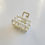 Прев'ю: Pearl Square Mini Hair Claw Clip