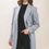 Thumbnail: Long Line | Gray Long Sleeve Coat