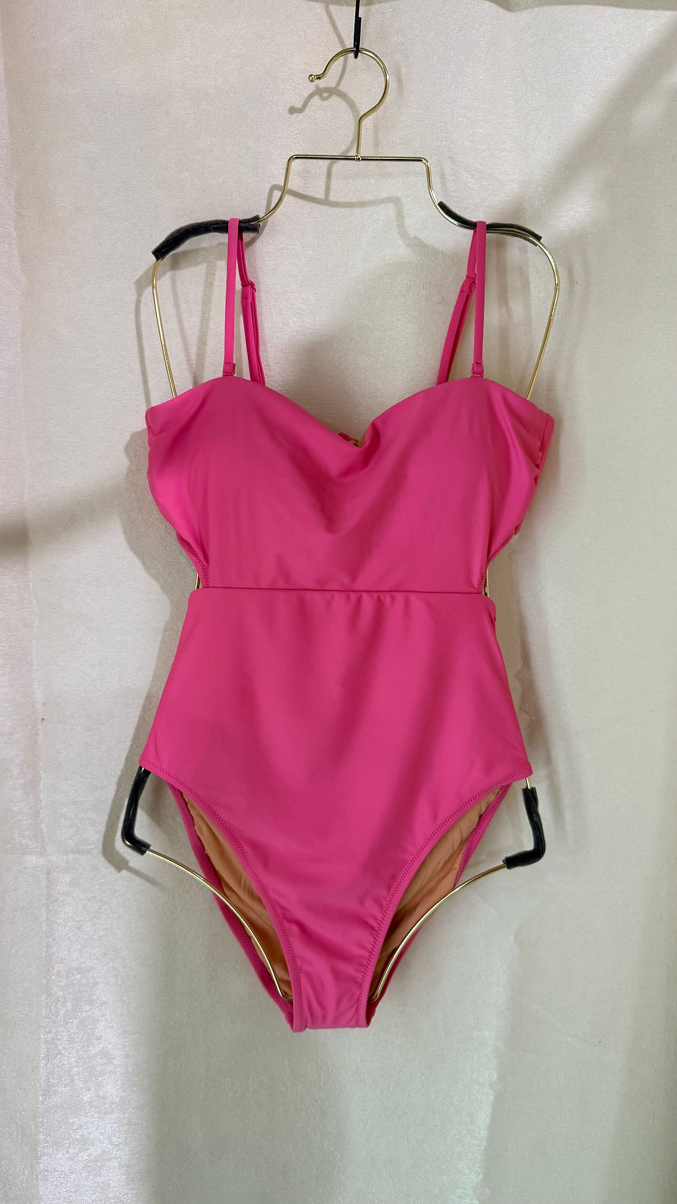Thumbnail: J. Crew Cutout Tie-Back One Piece Swimsuit In Rose Pink- 8