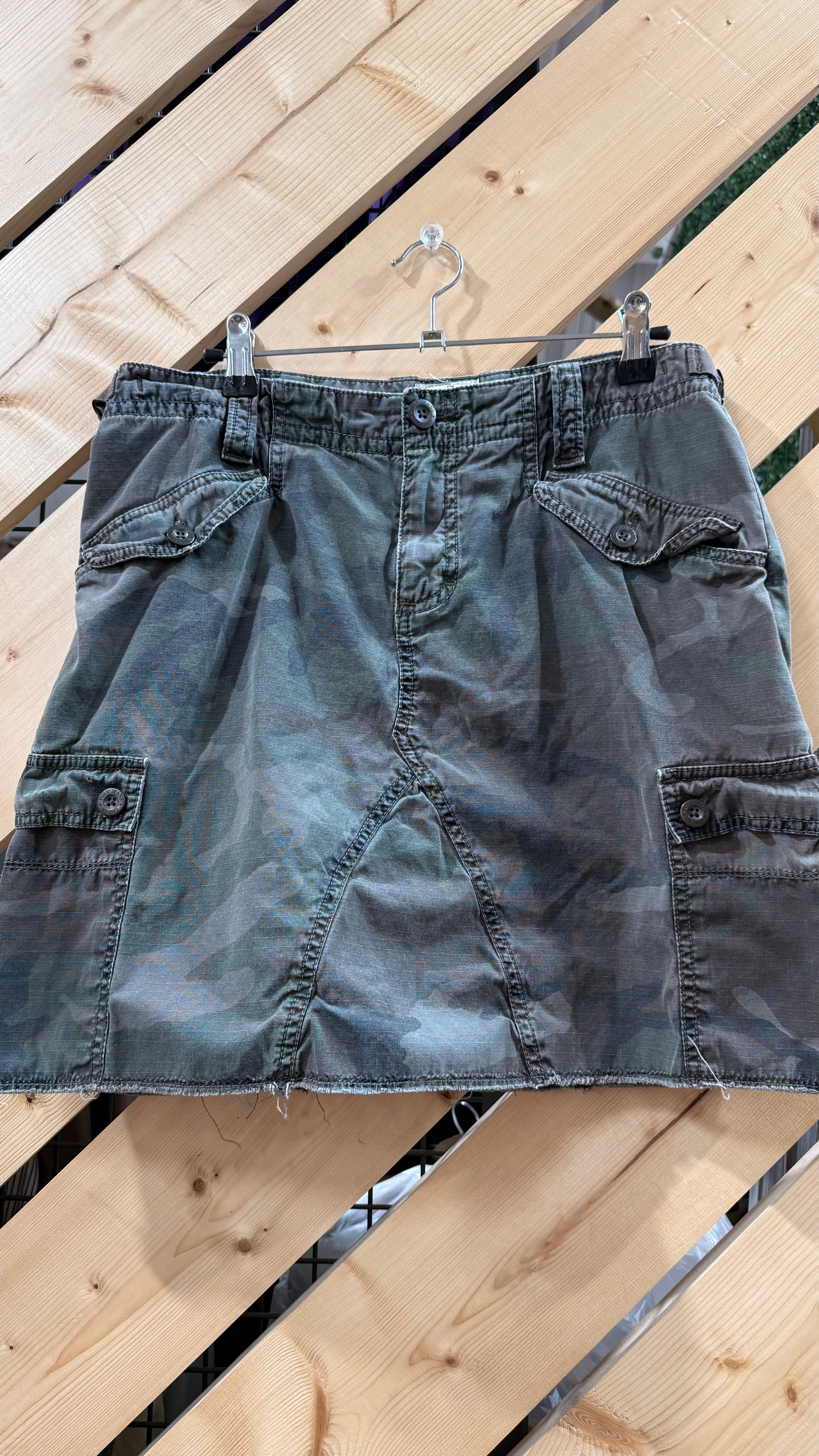 Vintage 1970’s RARE FIND Polo Jeans 1967 Ralph Lauren Camo Skirt- 8