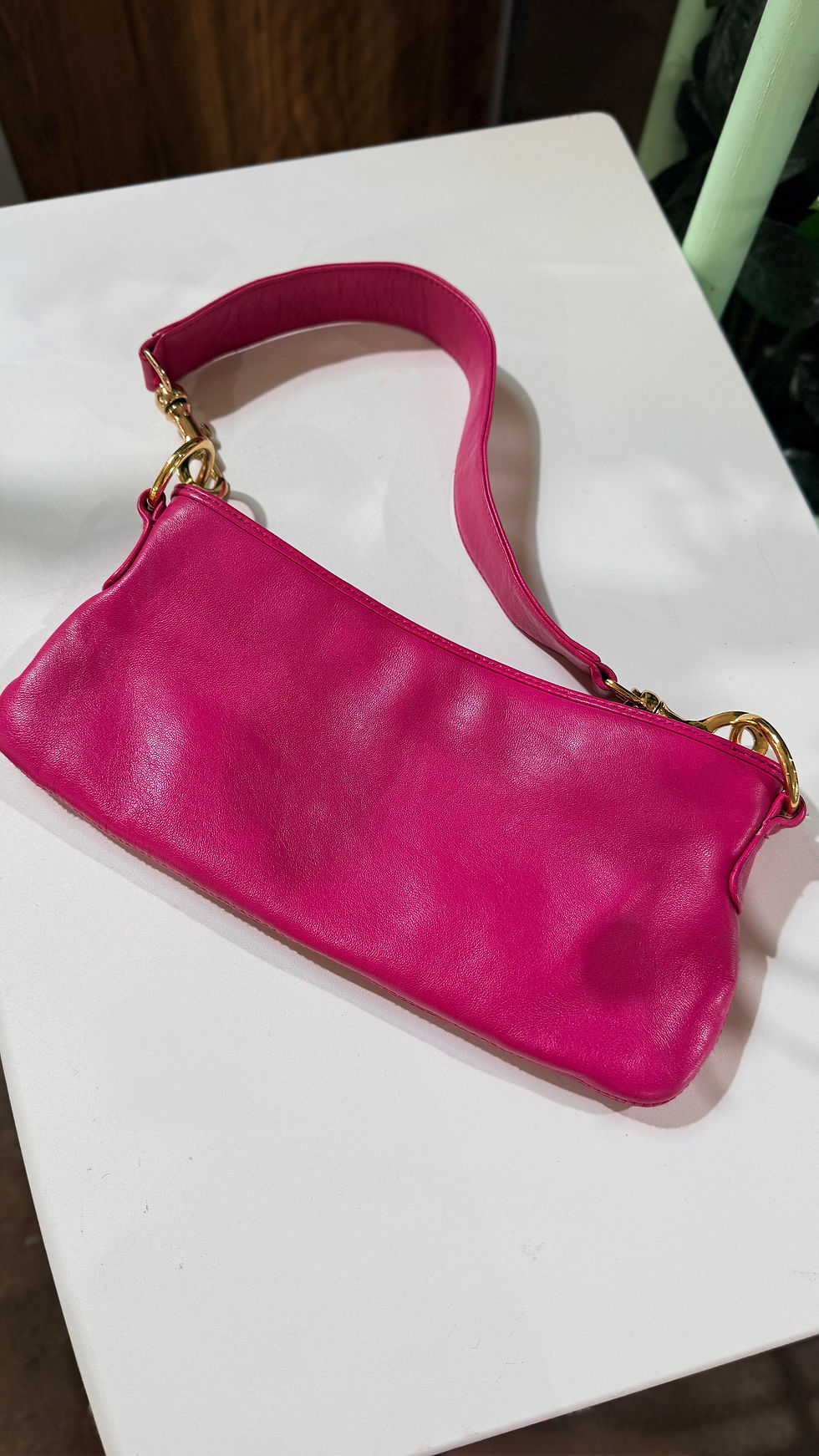 Miniature : Vintage Y2K Barbie Pink Leather Bag