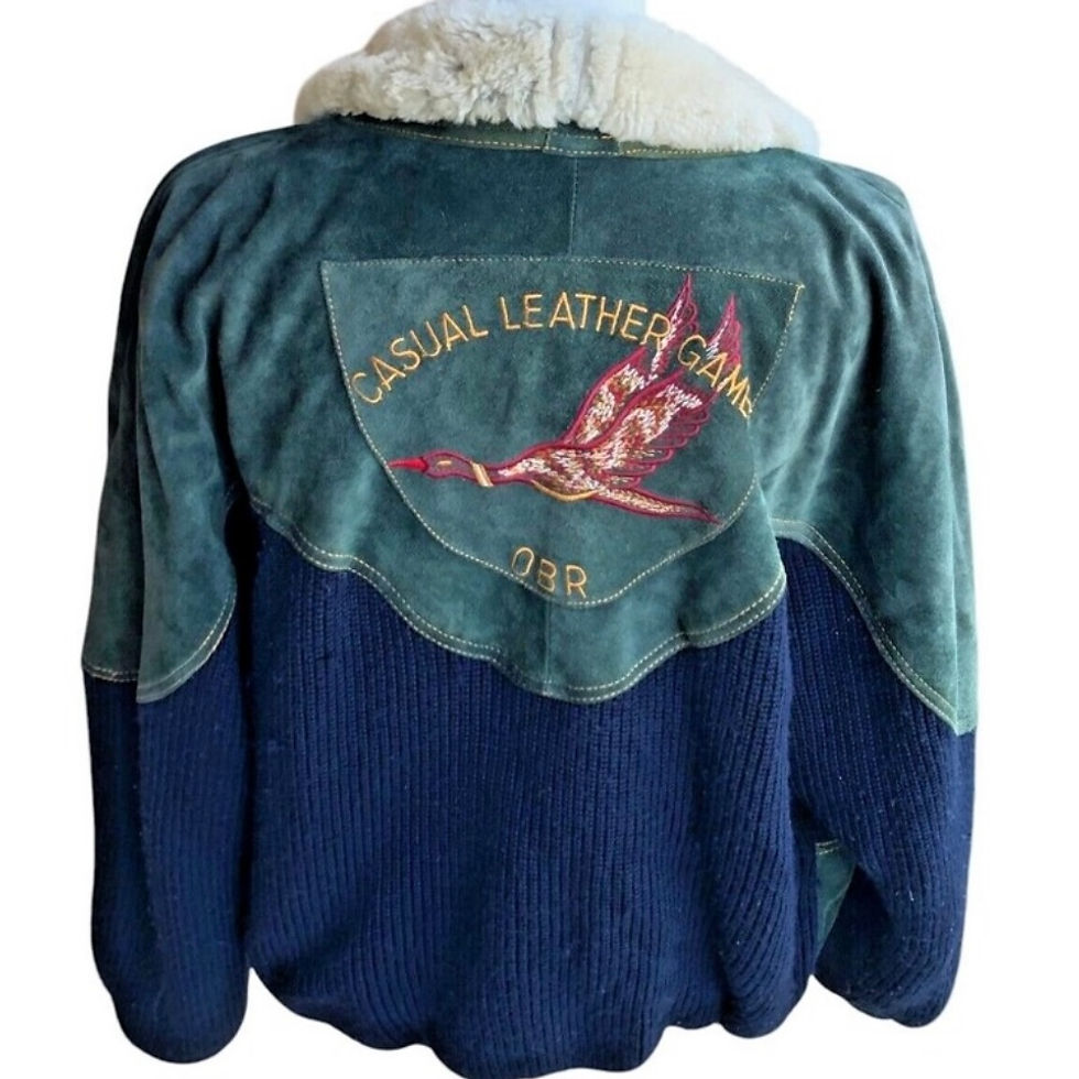 Vintage Casual Leather Game Jacket