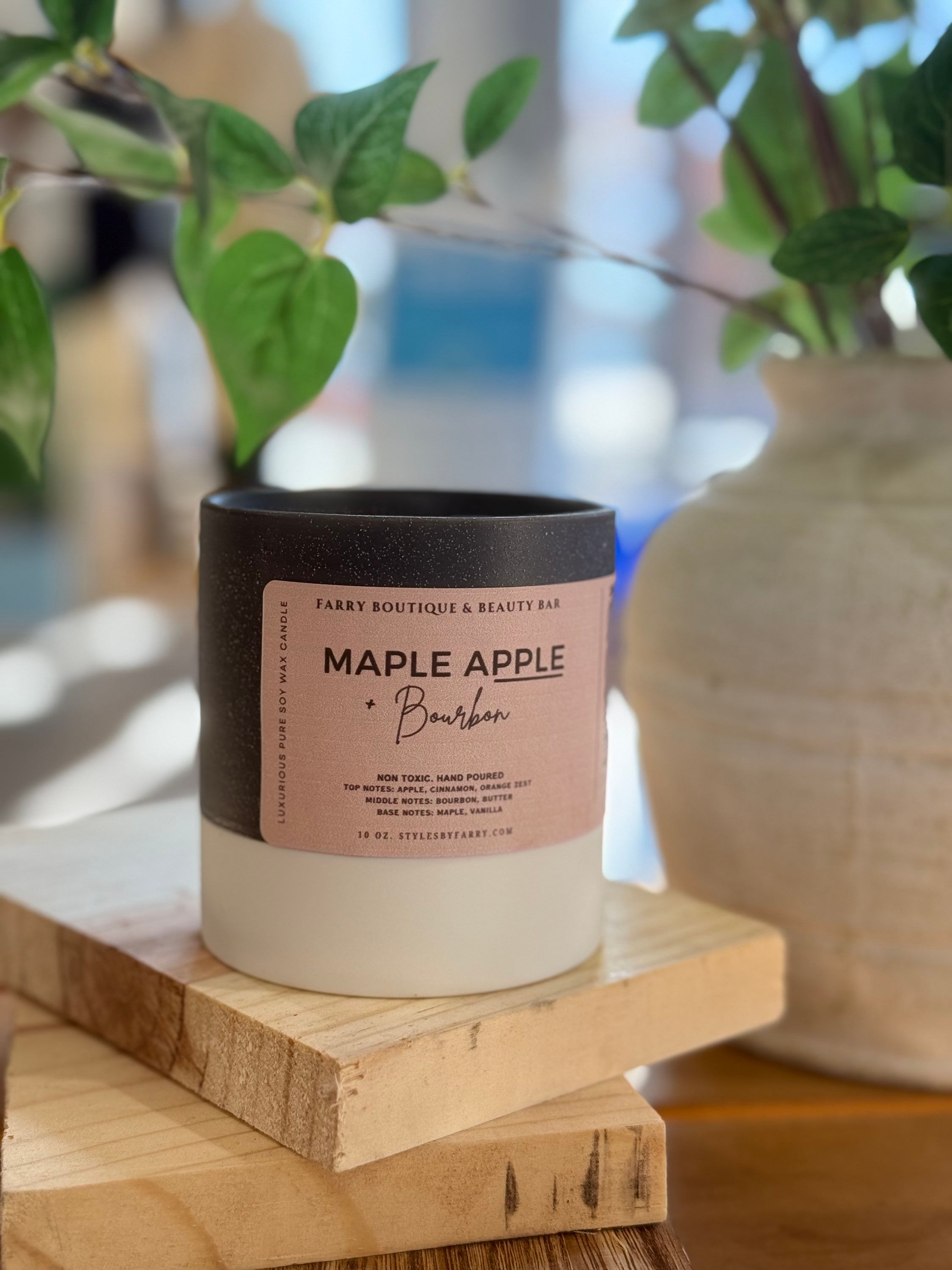 Maple Apple + Bourbon | Luxurious Non Toxic Candle