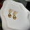 Thumbnail: OU | 24KT Gold Pearl Detail Earrings
