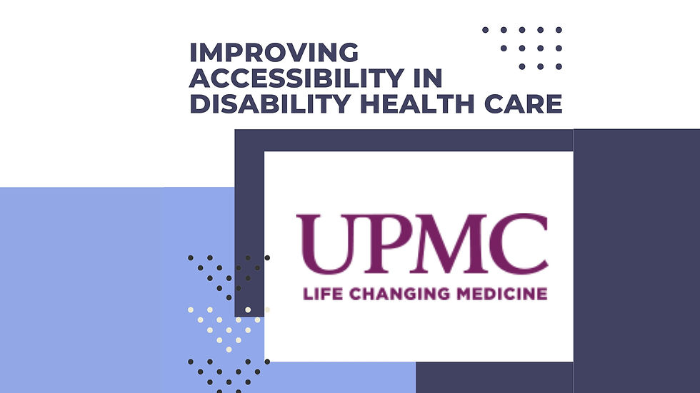 Improving Accessibility in Disability Health Care