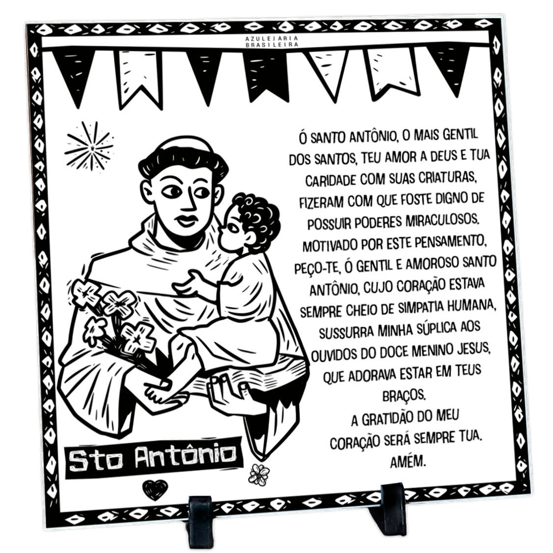 Santo Antônio com oração