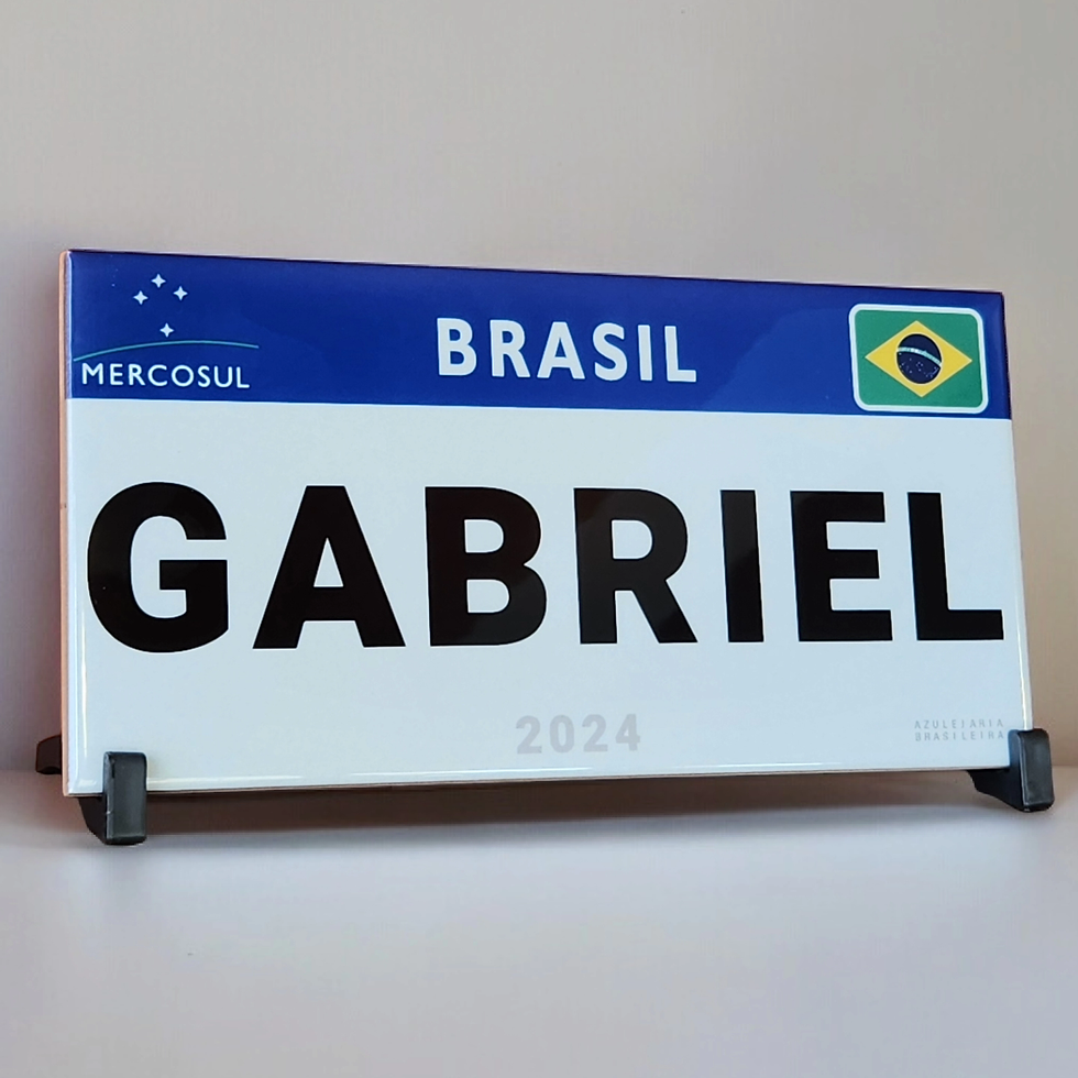 Miniatura: Personalizado Placa com nome
