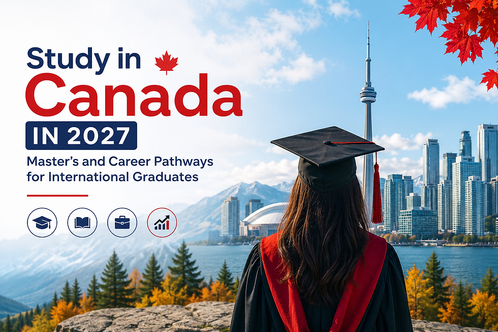 Study in Canada in 2027: Master’s and Career Pathways for International Graduates