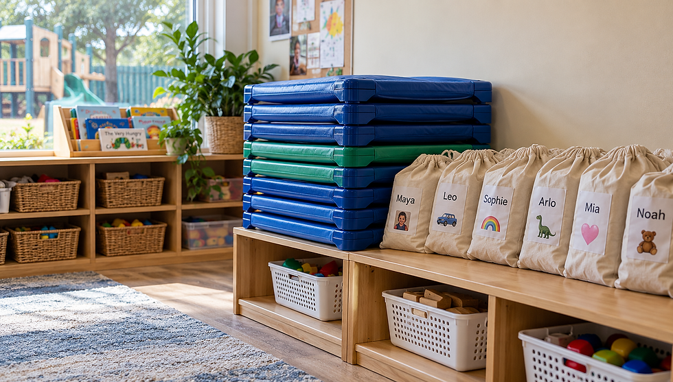 Rest areas need regular cleaning and careful storage.