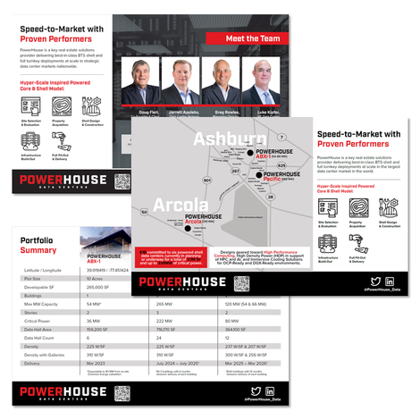 Data Center - Event Placemats