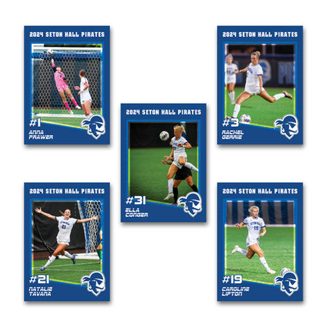 Collegiate Soccer Team Player Cards