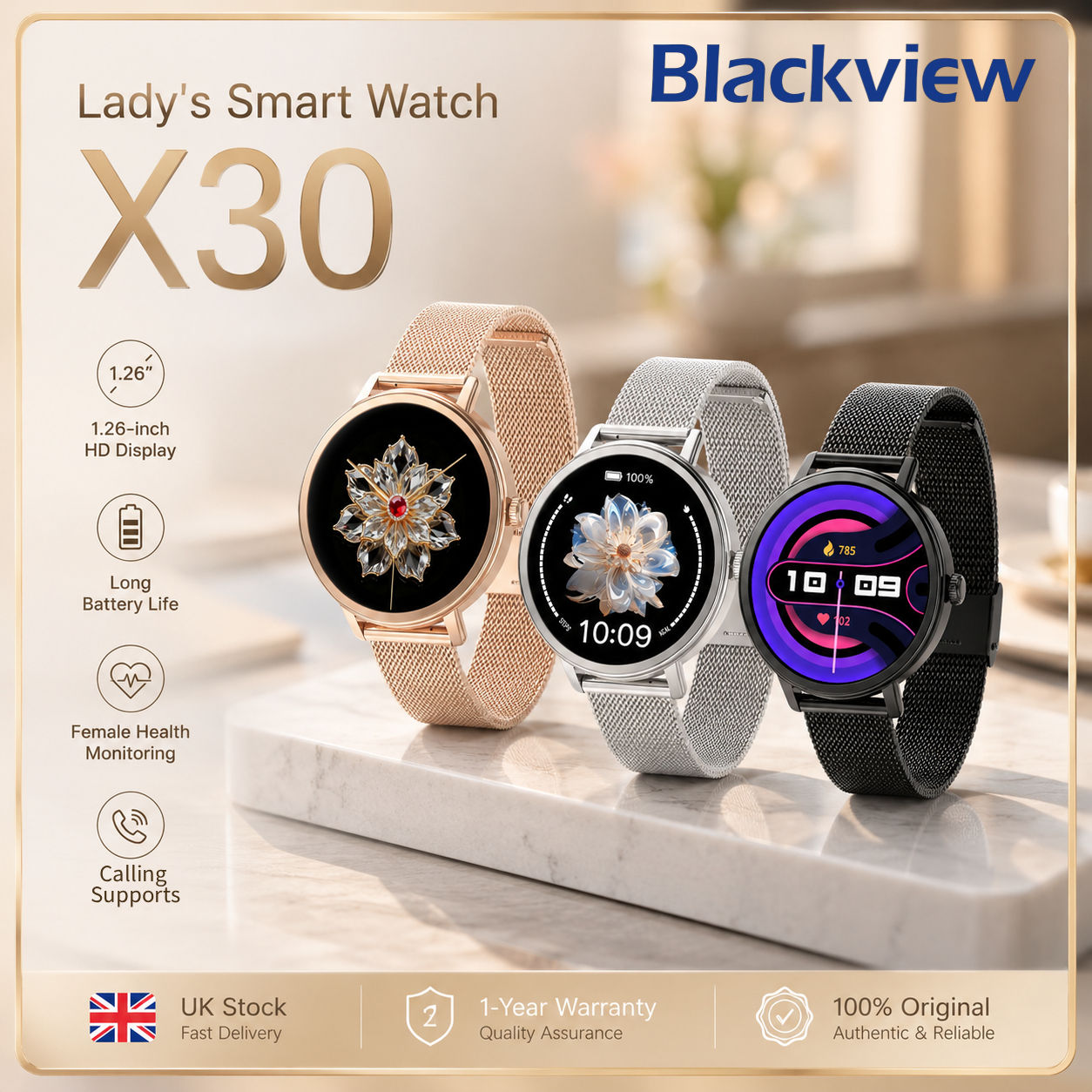 Blackview X30 Lady‘s Smart Watch