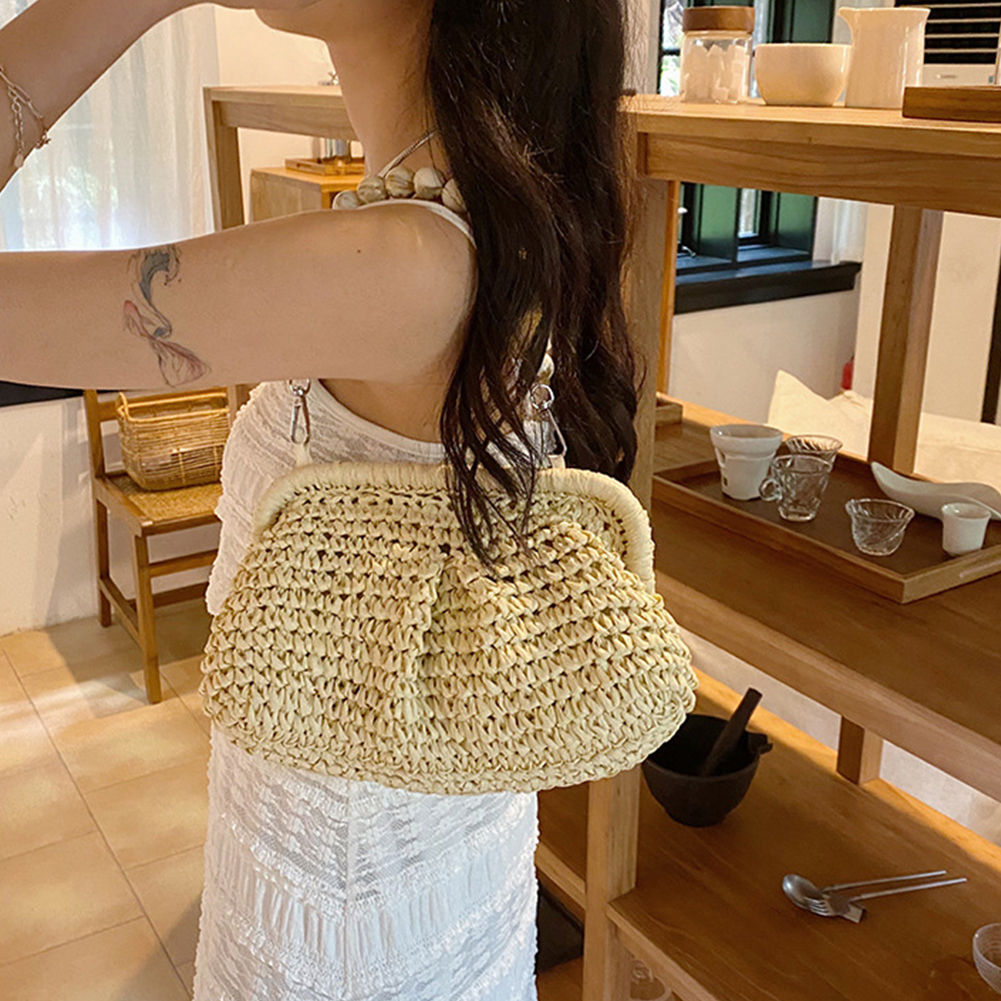 Woven Composite Shoulder Bag Multifunctional Women