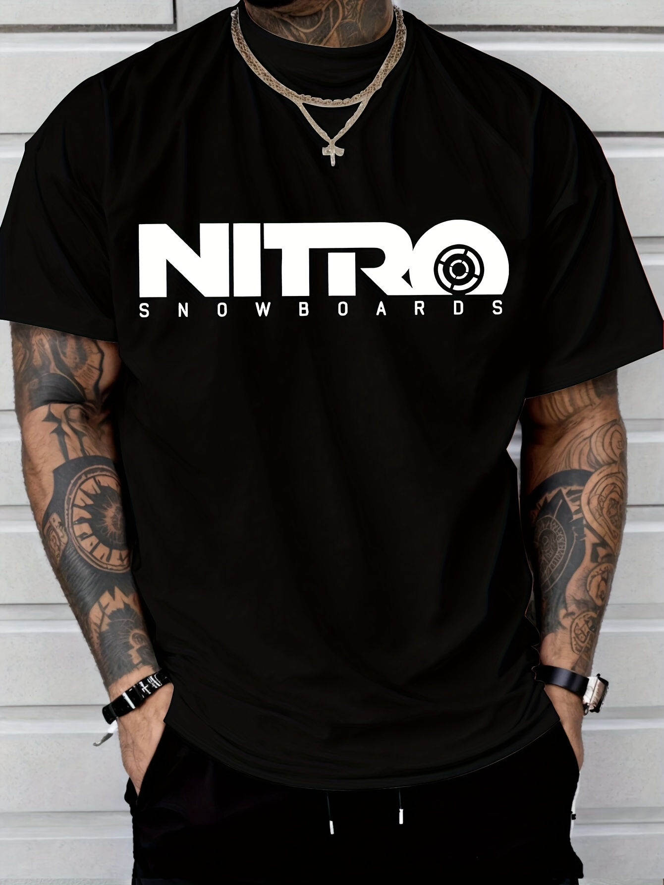 High-End 100% Short Sleeve T-Shirt Men'S