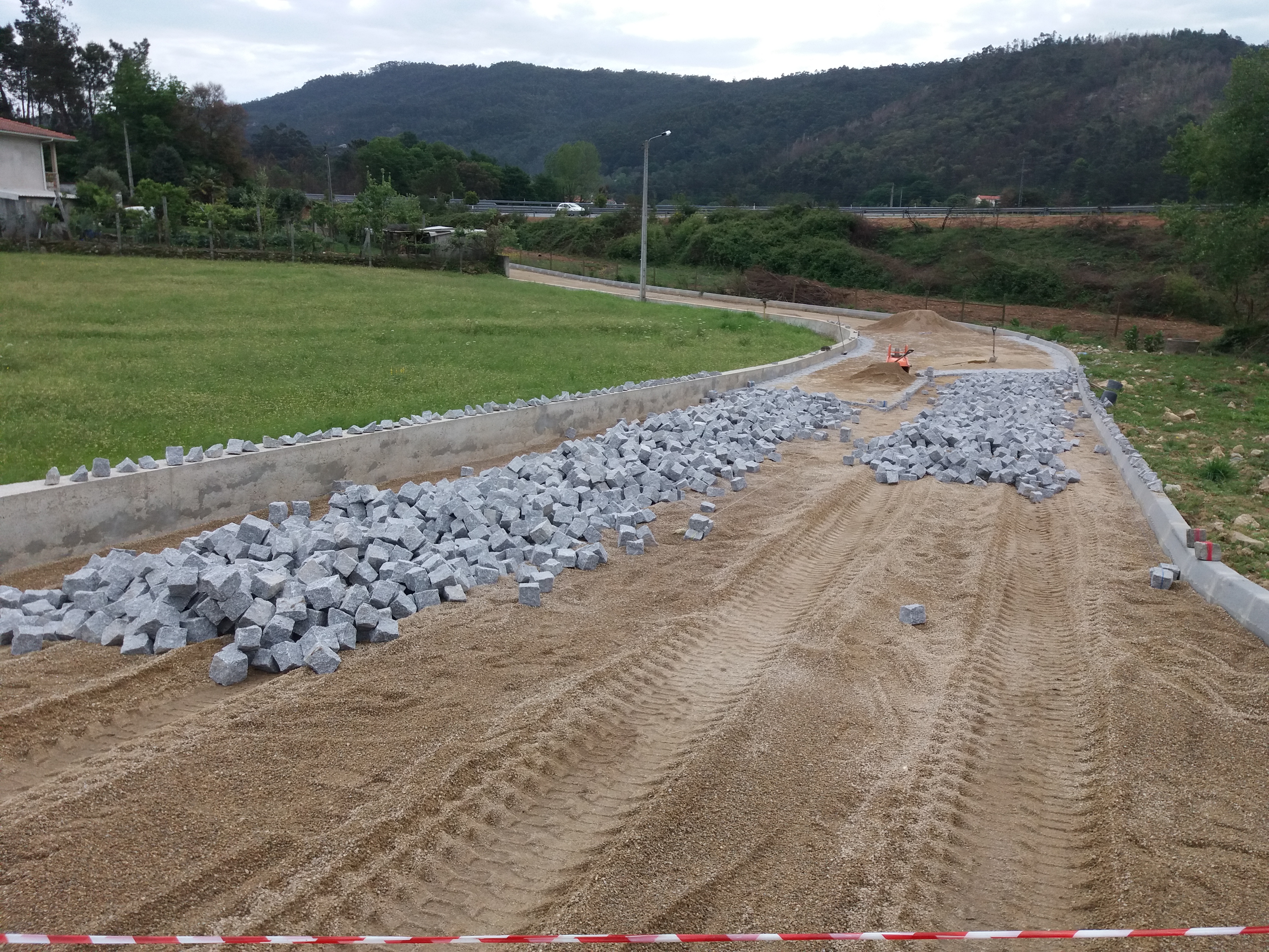 Arruamento em calçada