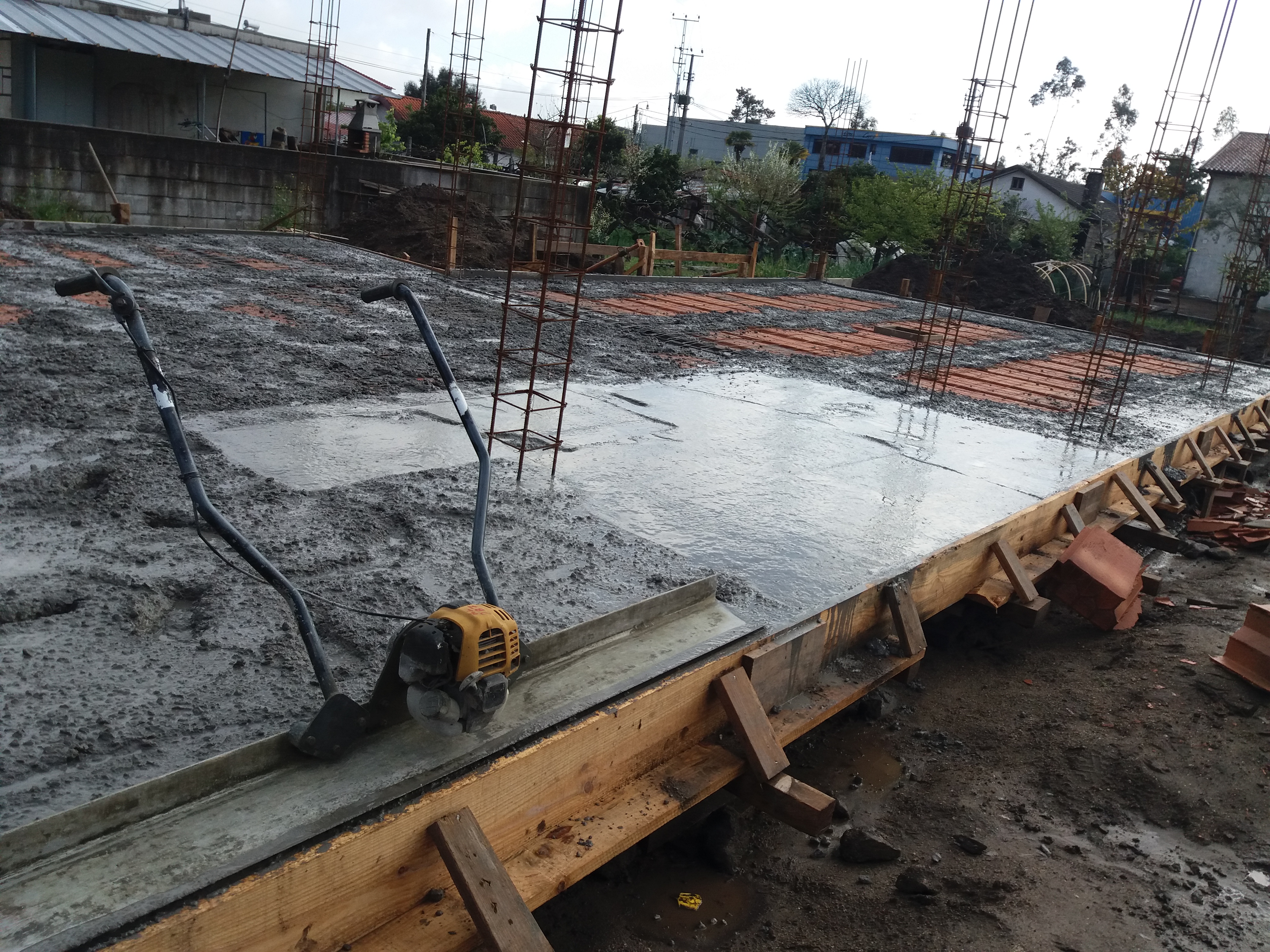 Betonagem de lage de piso