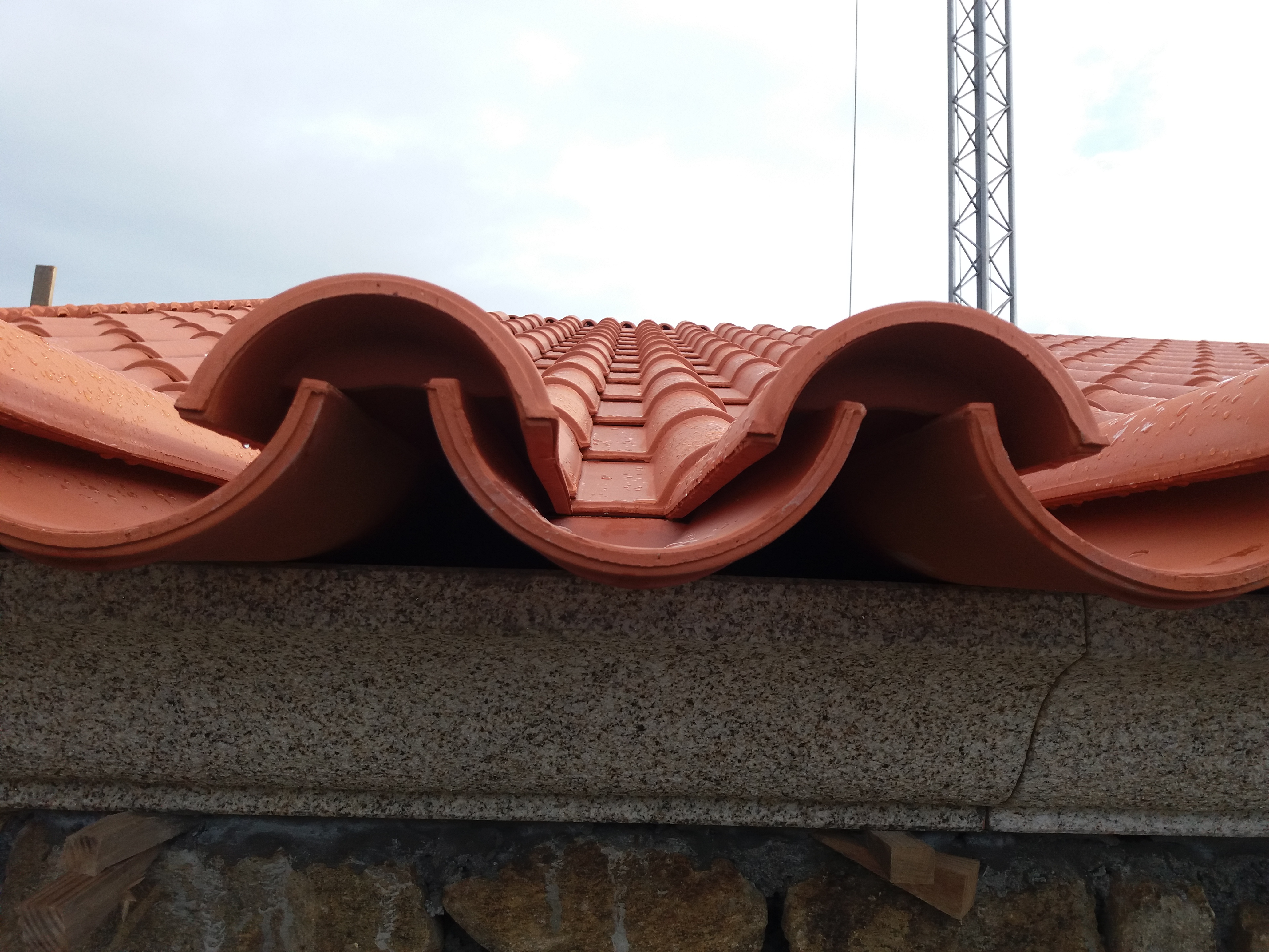 Construção de telhado