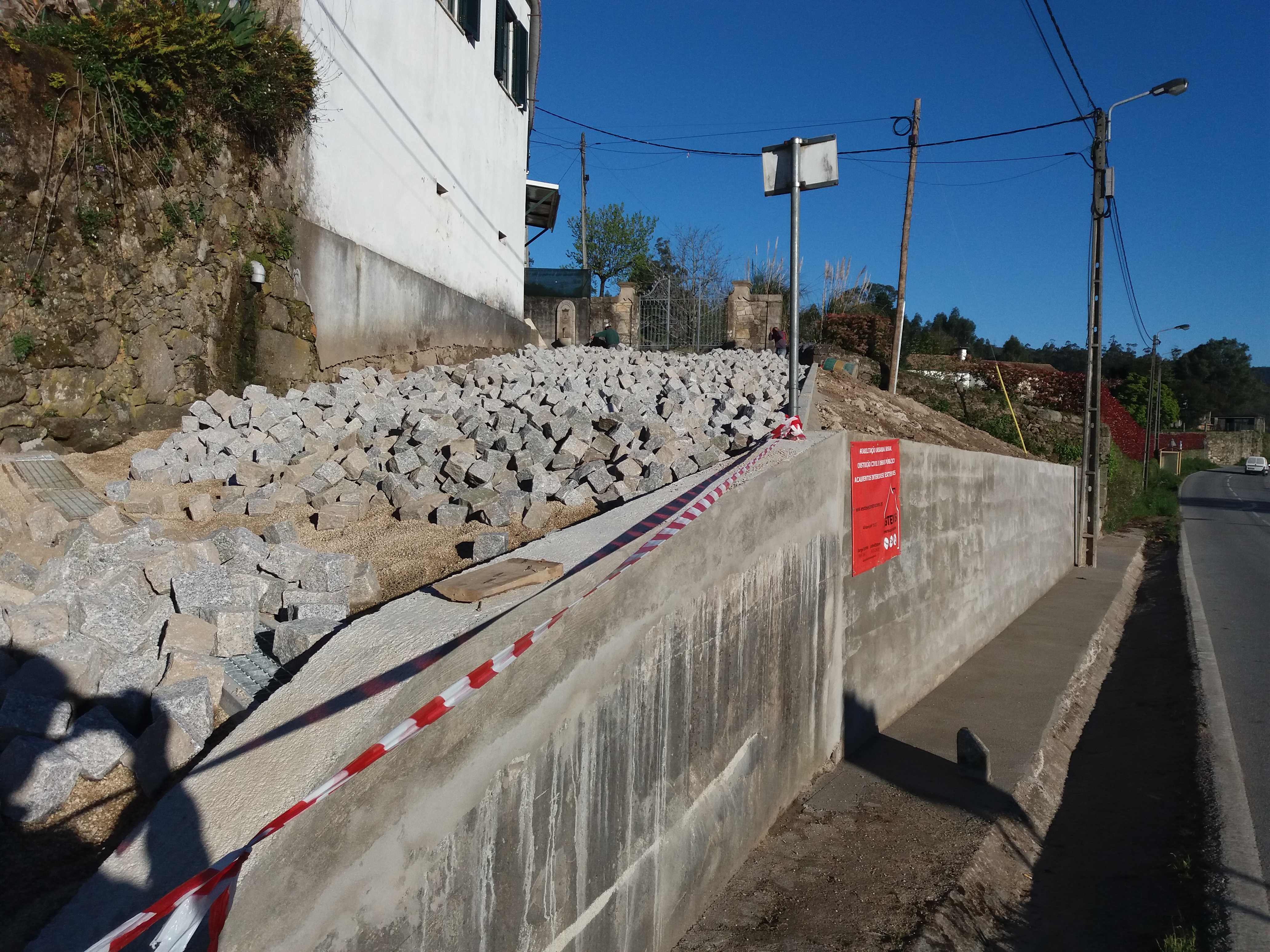 Arruamento em calçada