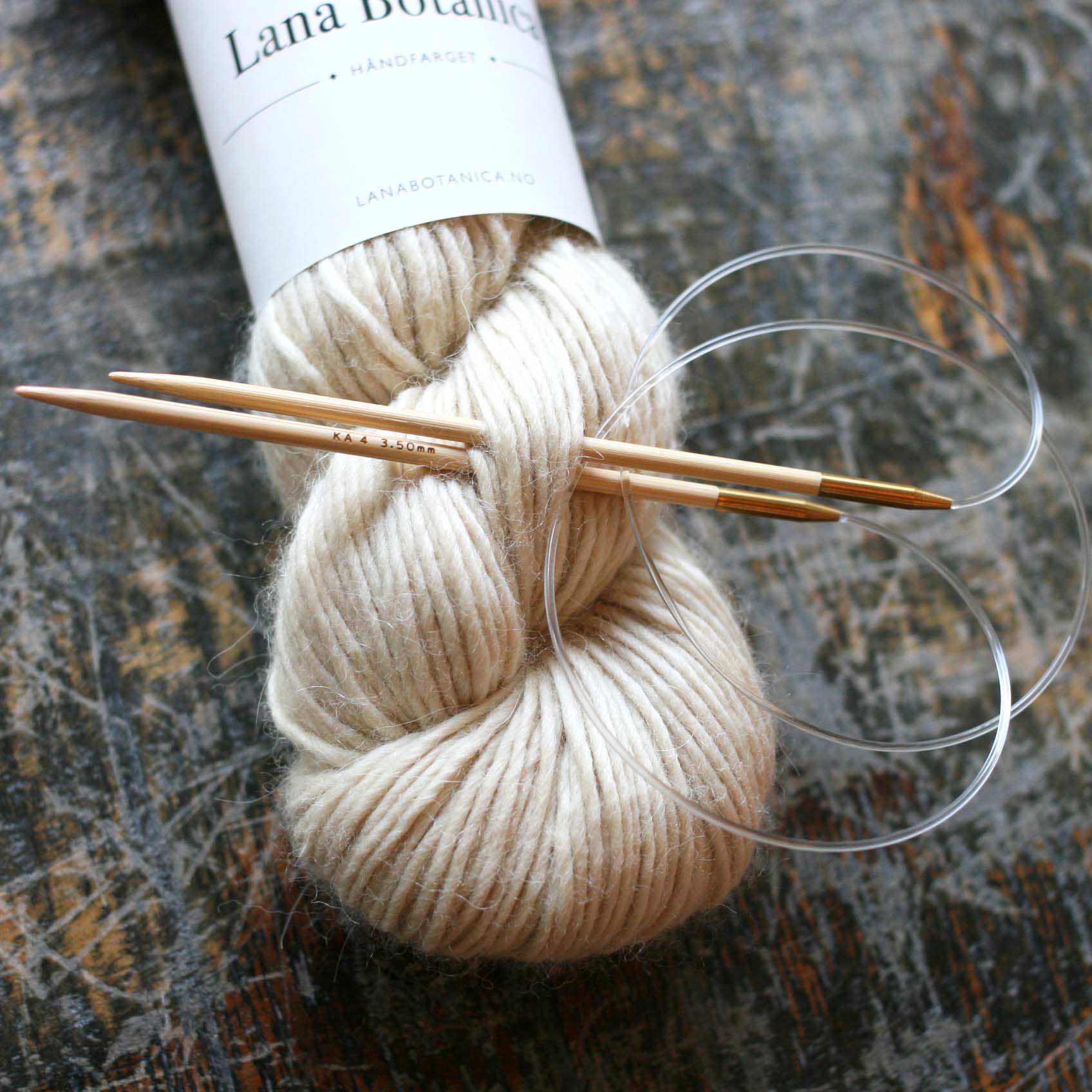 SeeKnit Shirotake rundpinner 74 cm (velg str.)