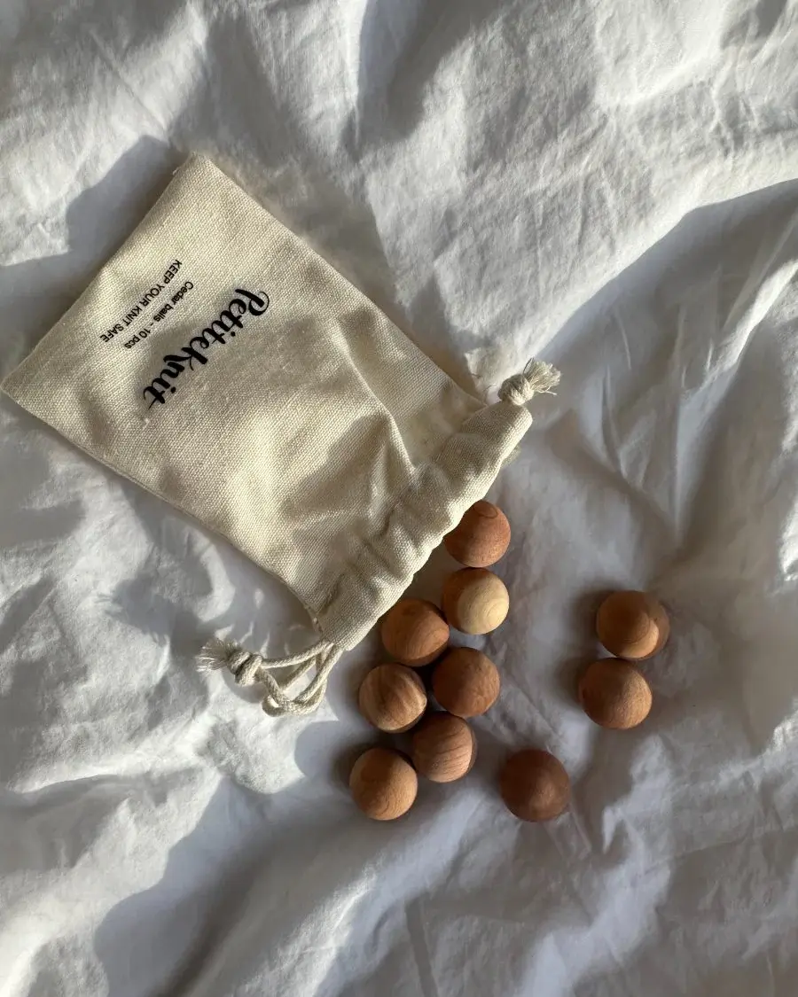 PetiteKnit Cedar Wood Balls (10 stk)