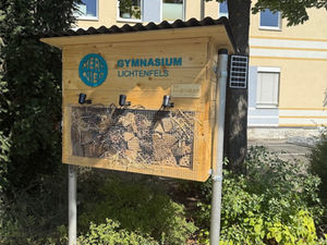 Insektenhotel des Meranier-Gymnasiums Lichtenfels