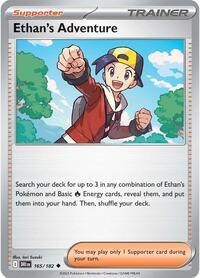 165/182 Ethan's Adventure - Reverse Holofoil Pokémon TCG card