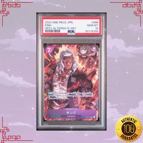 OP01-096 King Japanese SR Parallel PSA 10 | LaiLai's Cards