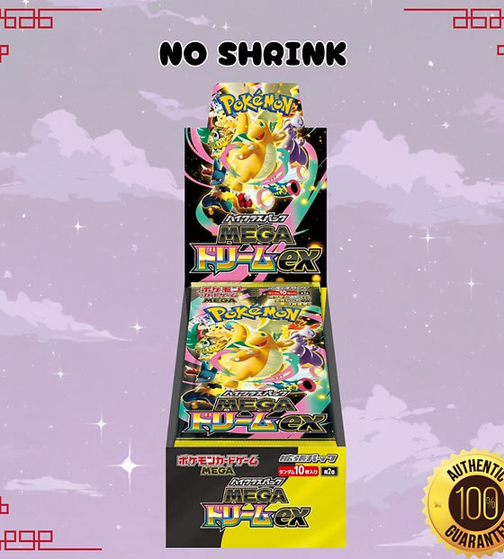 MEGAドリームex 14BOX Pokemon Mega Dream ex Japanese Booster Box (No Shrink) | LaiLai's