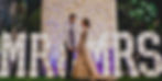 MR-MRS-Wedding-Big letters for rent yell