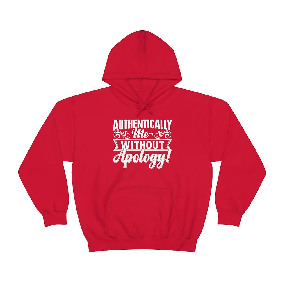 Thumbnail: Authentically Me in Colors Unisex Heavy Blend™ Hooded Sweatshirt