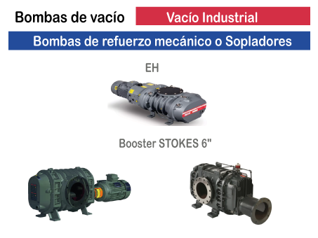 Bomba de refuerzo mecánico o soplador