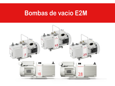 Bombas de vacio E2M Edwards 
