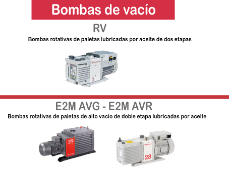 Aprenda sobre los tipos de bombas de vacío RV Y E2M 