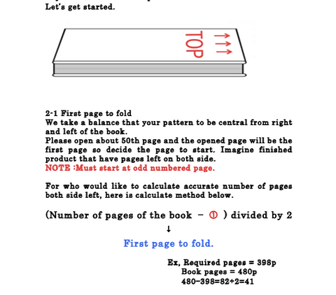 Book Folding I Mom Pattern - 