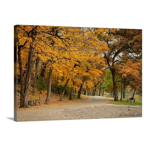 Autumn's Pathway – 24 x 16, Canvas