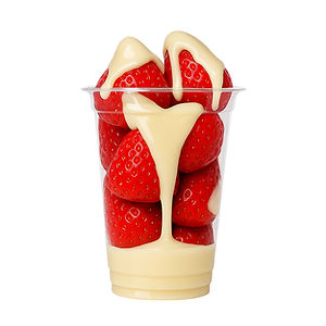 Strawberry Chocolat Blanc Cup