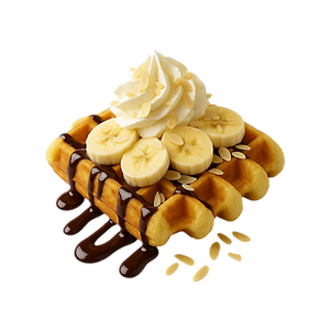 Gaufre de Liège Banana Split